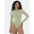 thumbnail image 1 of No Boundaries Seamless Bodysuit with Long Sleeves, Women's, 1 of 5