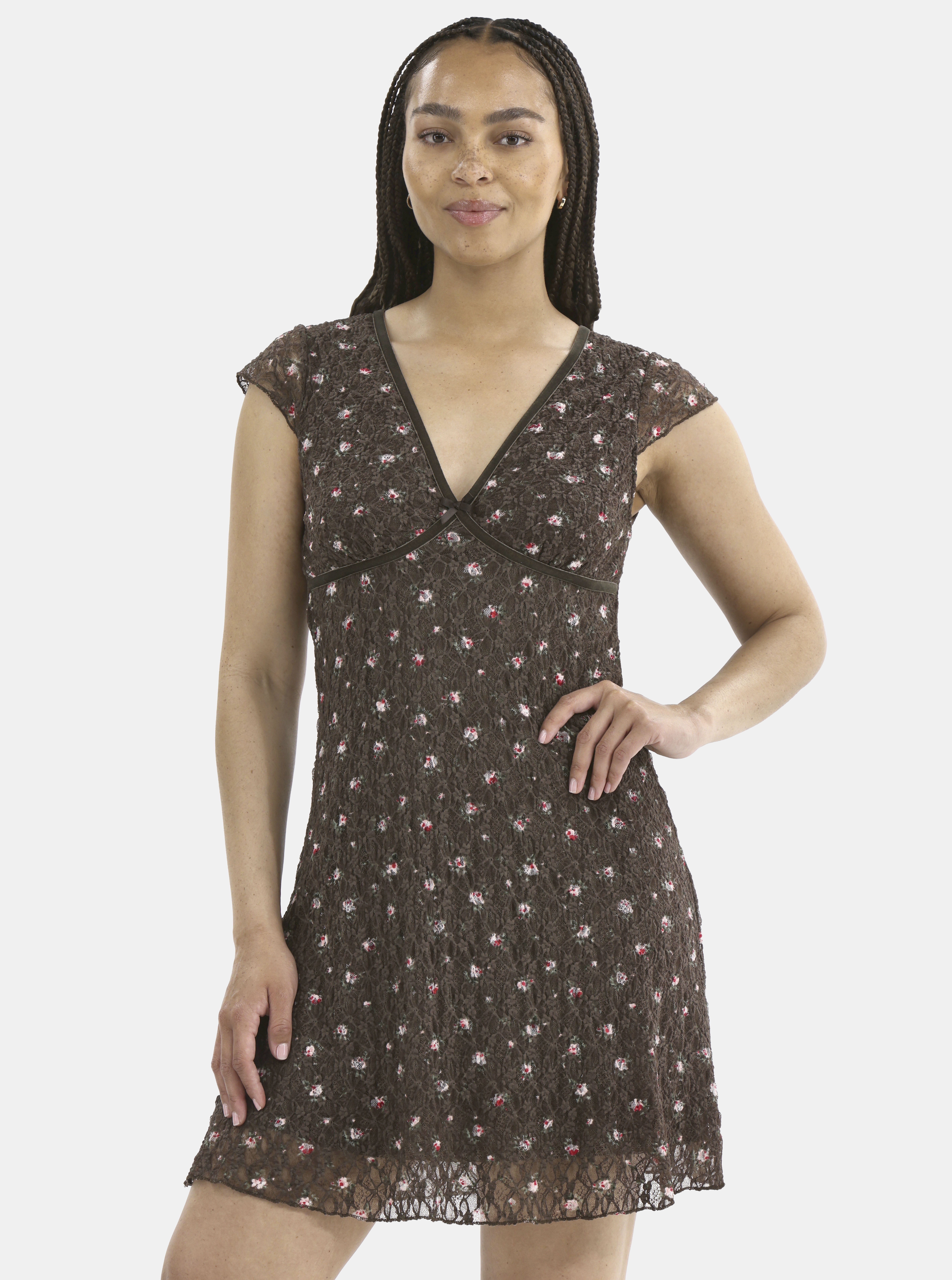 No Boundaries Lace Mini Dress, Women’s