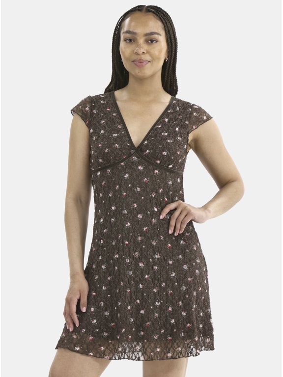 No Boundaries Lace Mini Dress, Women’s