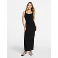 thumbnail image 1 of No Boundaries Long Scoop Neck Maxi Dress, Women’s Sizes XXS-XXL, 1 of 4