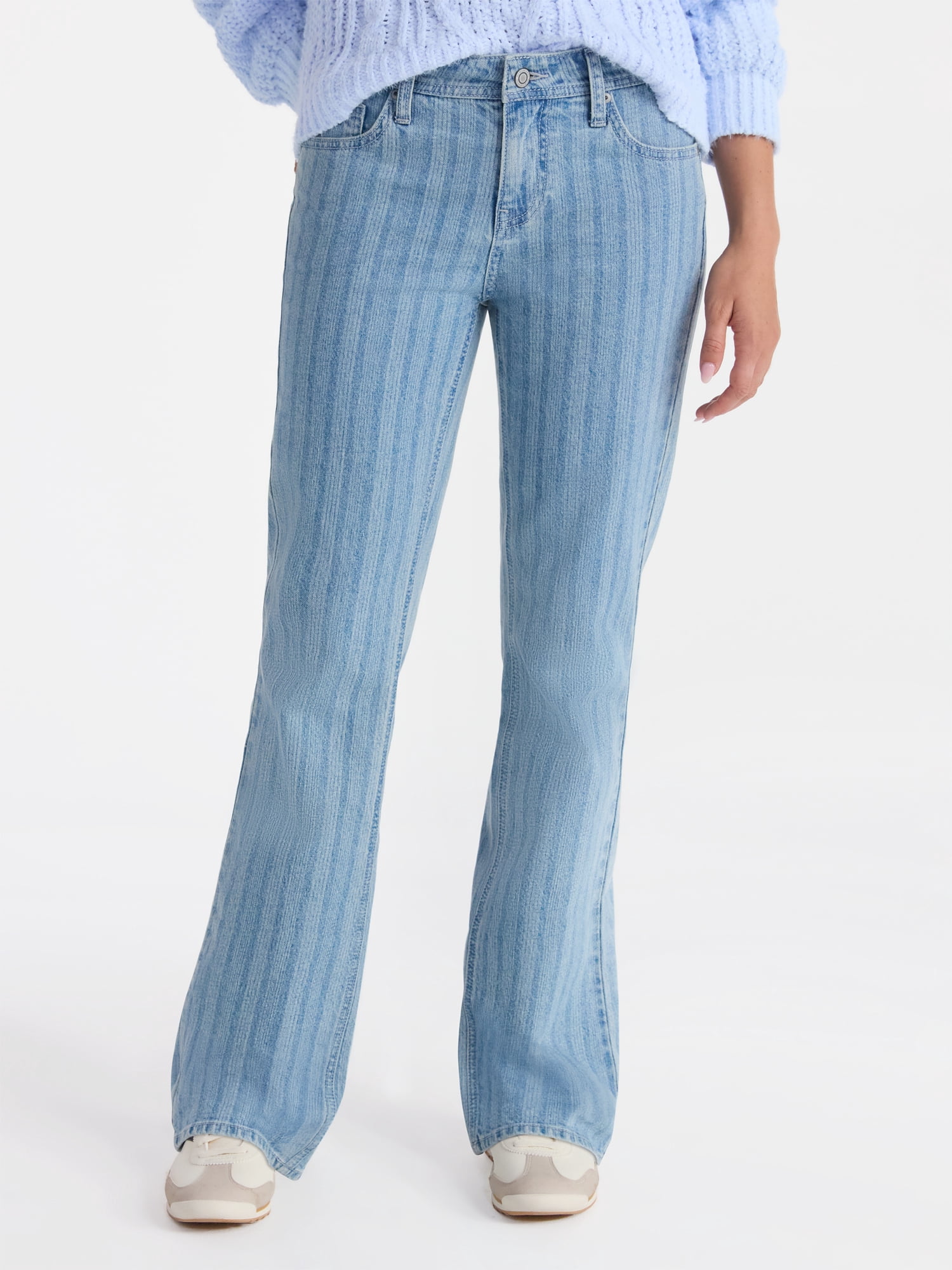 No Boundaries Vintage-Inspired Slim Bootcut Jeans, 32'' Inseam, Women's