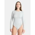 thumbnail image 1 of No Boundaries Seamless High Neck Bodysuit with Long Sleeves, Women's, 1 of 4