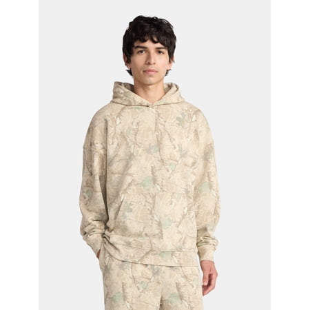 No Boundaries Oversized Hoodie with Long Sleeves, Men's XS-5XL