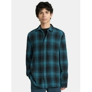 NO BOUNDARIES Men's & Big Men's Long Sleeve Textured Shirt , Sizes XS-5XL