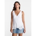 thumbnail image 1 of No Boundaries Lace Godet Tank Top, Women’s XXS-XXL, 1 of 5