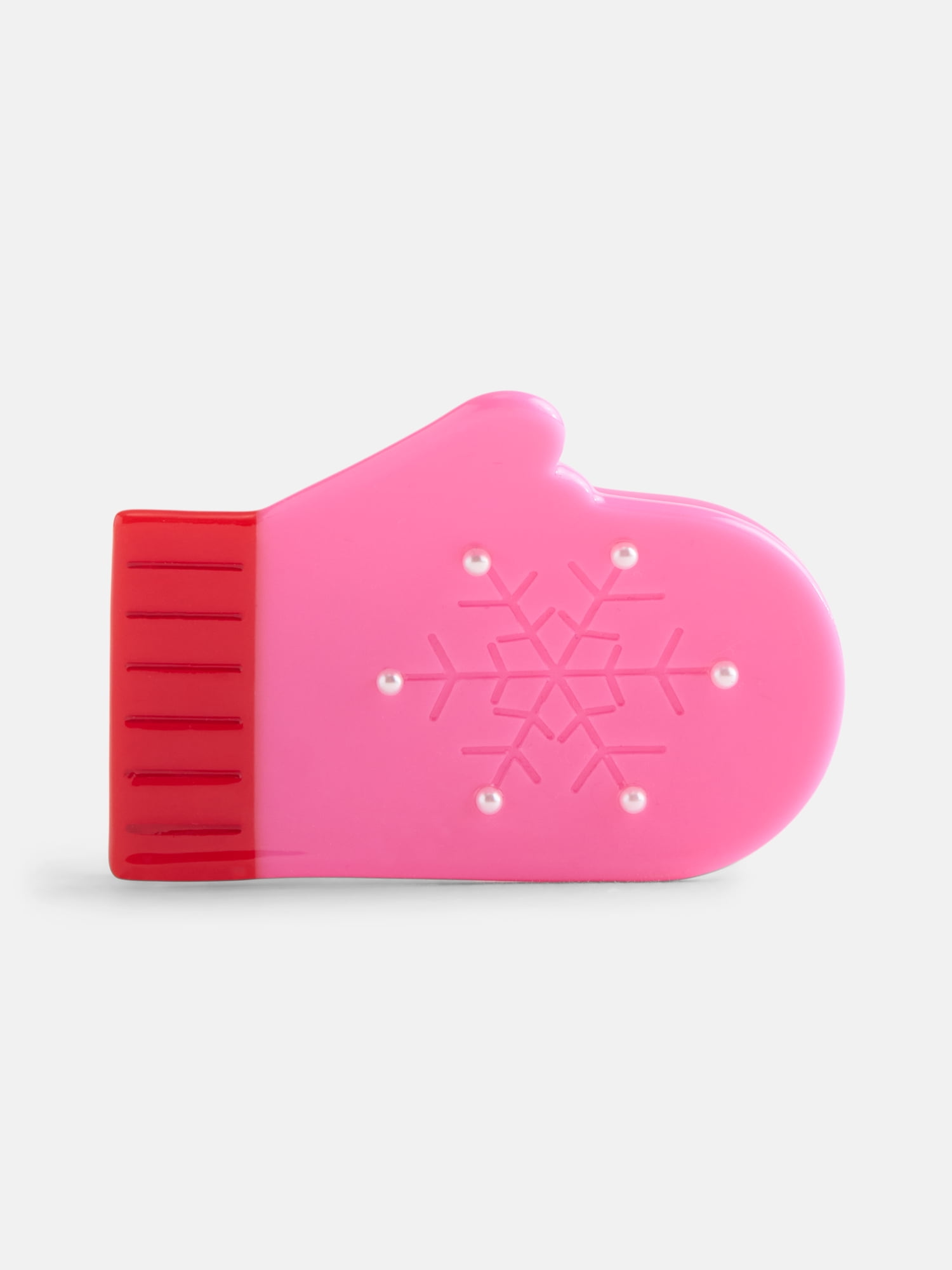 No Boundaries Women’s Mitten Claw Clip, Pink, One Size