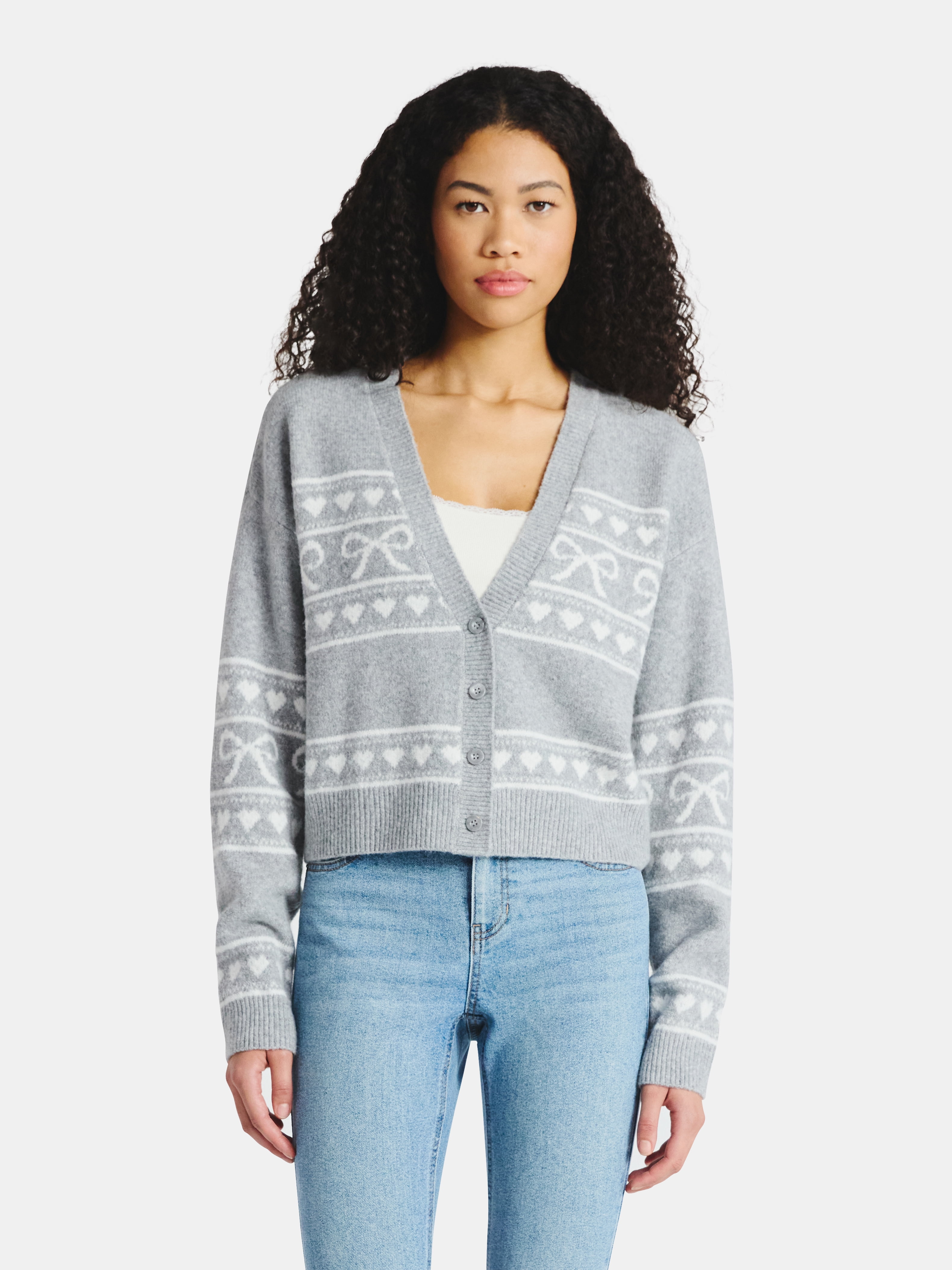 Button-Front Cardigan, Women's