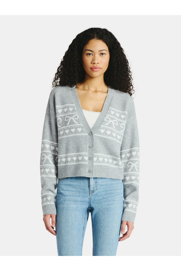 Button-Front Cardigan, Women's