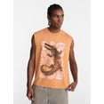 thumbnail image 1 of No Boundaries Boxy Fit Heavyweight Graphic Muscle Tank Top, Men's XS-5XL, 1 of 5