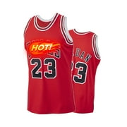 NBÄ Men's Jersey,Jordan Classic T-shirt,Sports Jersey for Man,Gift,Hip Hop,Outdoor Sleeveless Basketball Shirt(S-XXL)