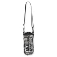 thumbnail image 1 of No Boundaries Women's Neoprene Crossbody Bucket Bag, Black/White, 1 of 6