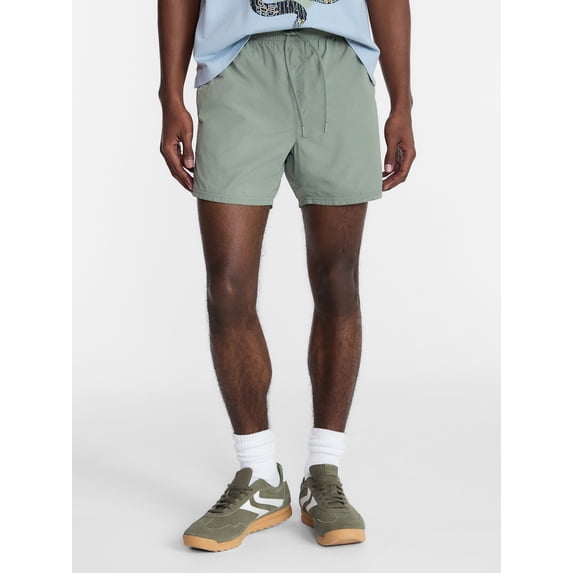 No Boundaries Nylon Track Shorts, 6" Inseam, Men's XS-5XL