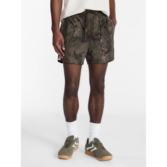 No Boundaries Nylon Track Shorts, 6" Inseam, Men's XS-5XL