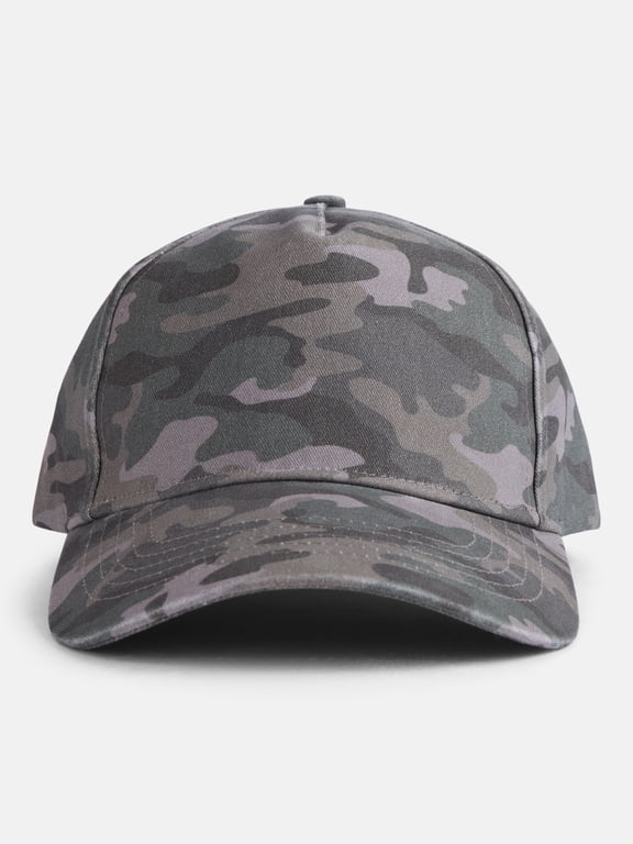 Womens Baseball Cotton Hat, Camo