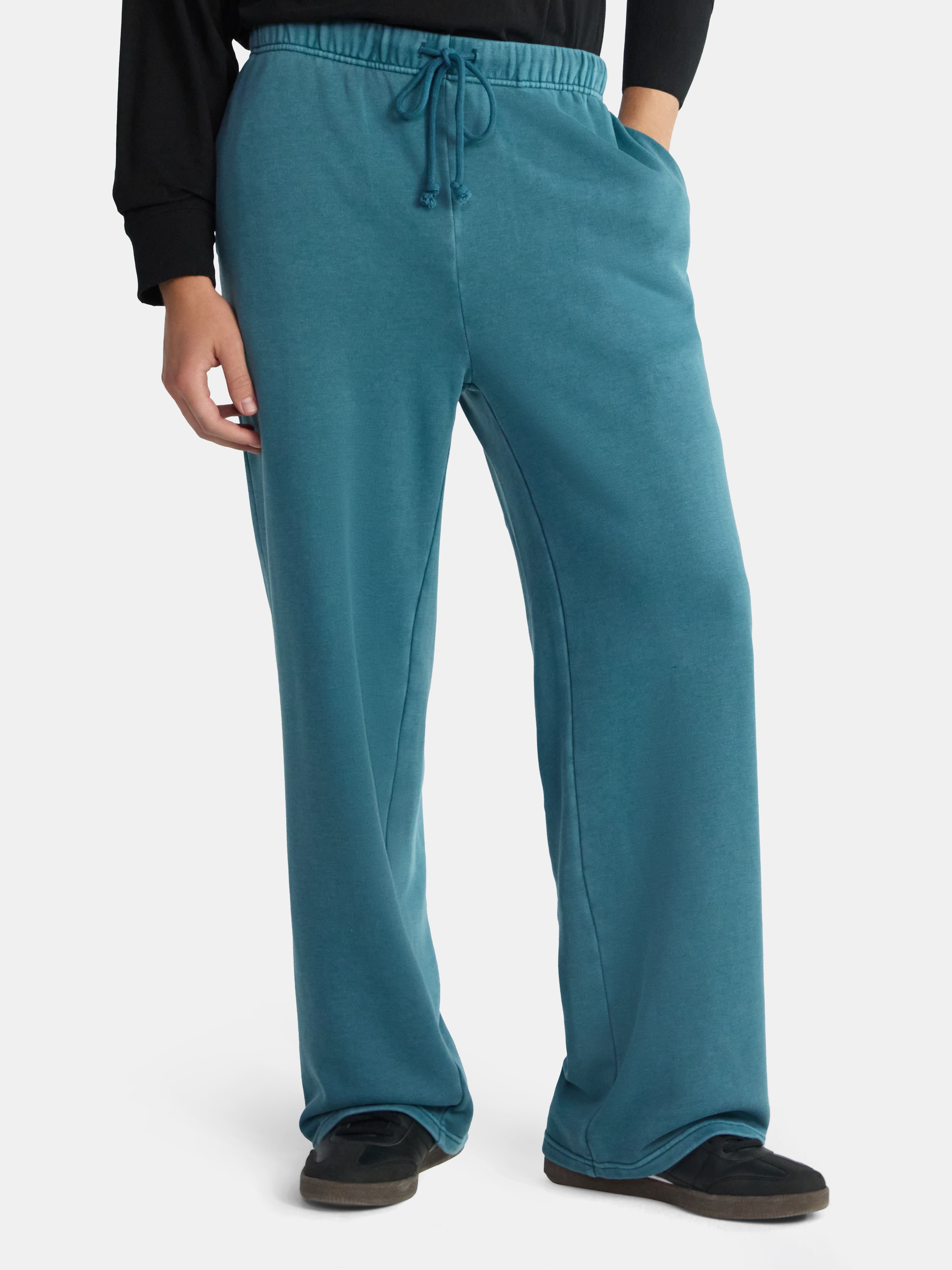 No Boundaries Soft Fleece Vintage Straight Sweatpants, Men's XS-5XL