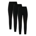 No Boundaries High Rise Ankle Leggings, 3Pack, Women's and Women's