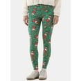 No Boundaries Holiday Printed Ankle Leggings, Women's and Women's Plus