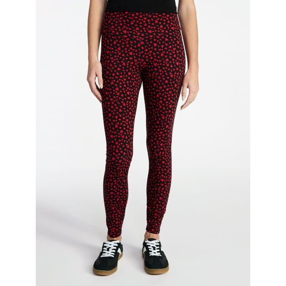 No Boundaries High Rise Ankle Leggings, 27” Inseam, Women’s XS-XXL