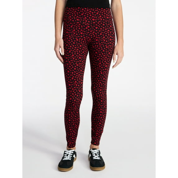 No Boundaries High Rise Ankle Leggings, 27” Inseam, Women’s XS-XXL