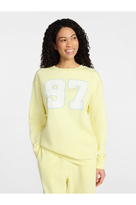 Oversized Graphic Sweatshirt, Midweight, Women's XXS-XXL