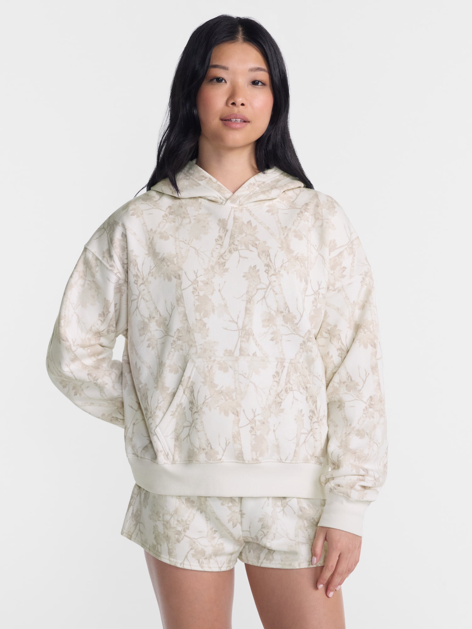 No Boundaries Oversized Fleece Hoodie, Women’s XXS-XXL