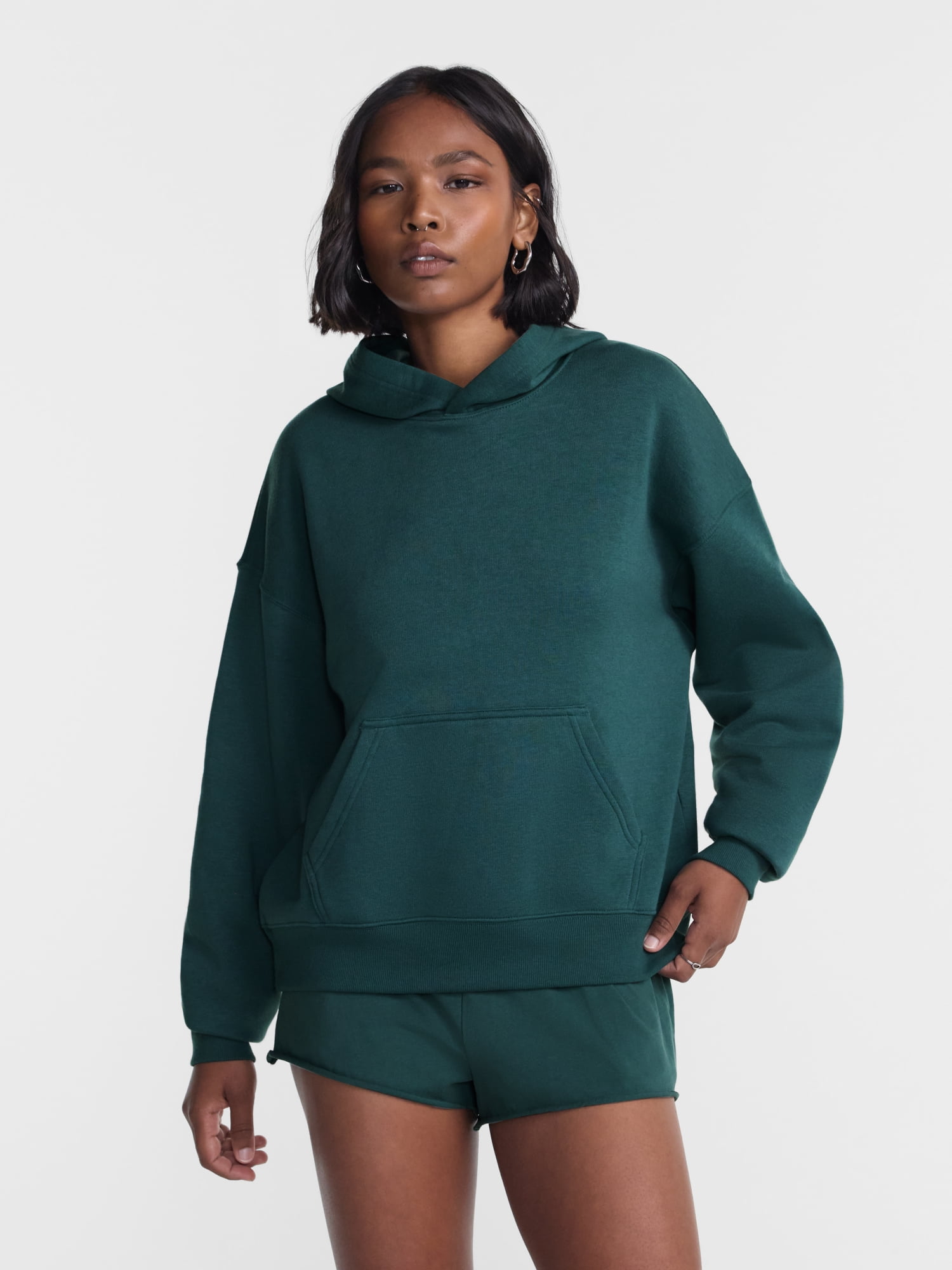 No Boundaries Oversized Fleece Hoodie, Women’s XXS-XXL