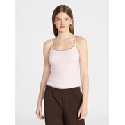 No Boundaries Pointelle Tank Top, Women's XXS-XXL