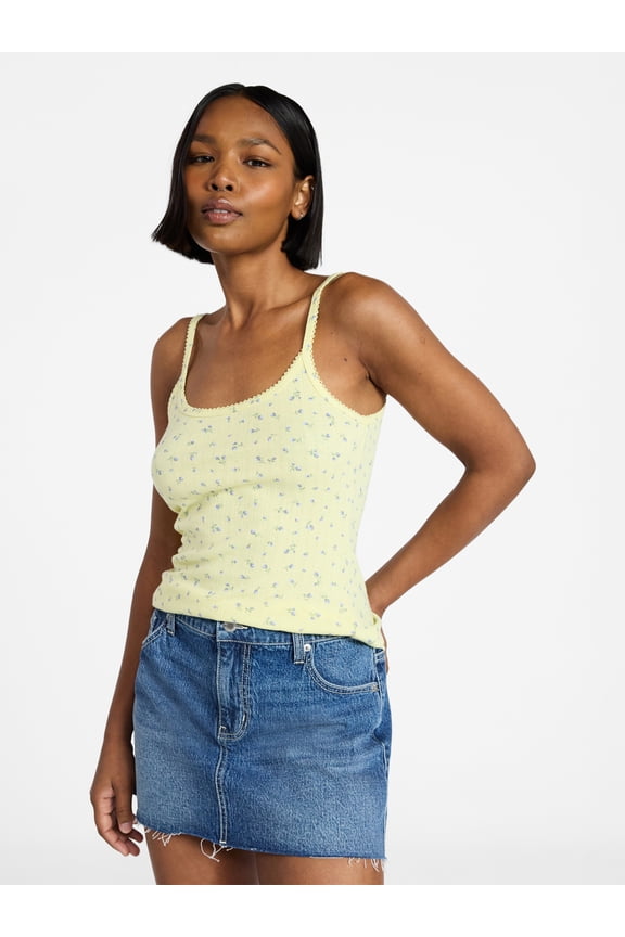 Pointelle Tank Top, Women's XXS-XXL