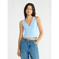 thumbnail image 1 of No Boundaries Plunge Neckline Tank Top, Women’s, 1 of 5