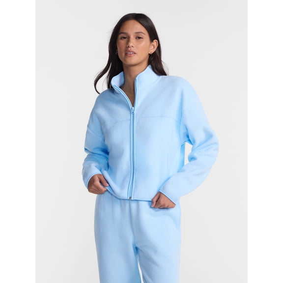 No Boundaries Polar Fleece Zip Up Jacket, Women’s and Women's Plus XXS-4X