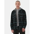 thumbnail image 1 of No Boundaries Men's & Big Men's Polar Fleece Hooded Button Up Jacket, Sizes XS-5XL, 1 of 5