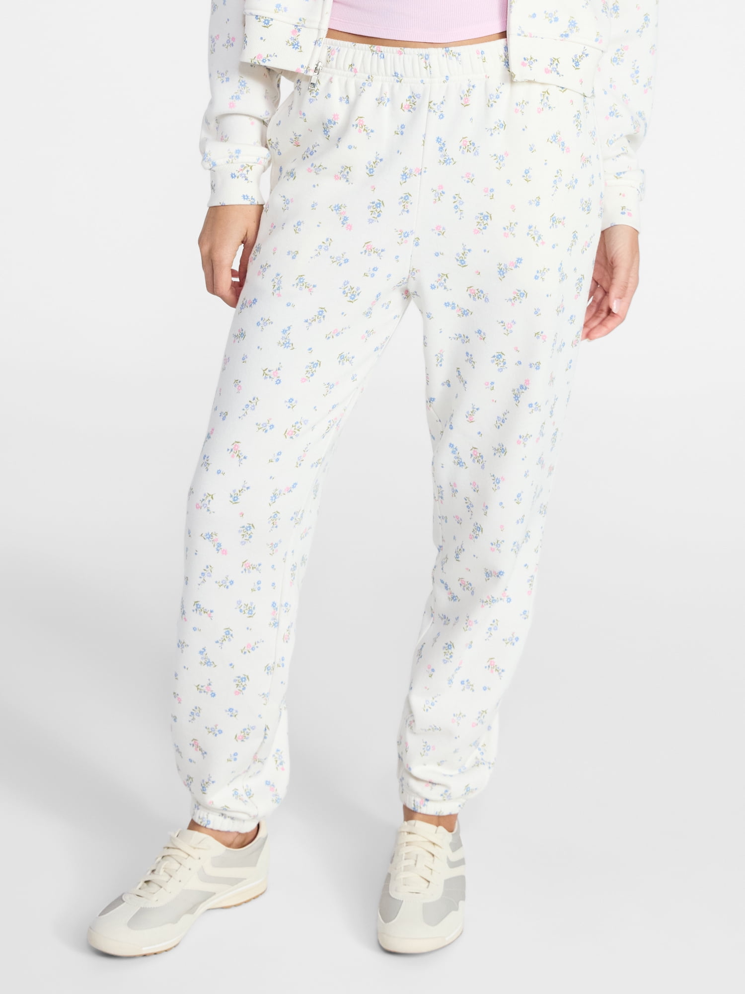 No Boundaries Soft Fleece Joggers, 29'' Inseam, Women's XXS-4X