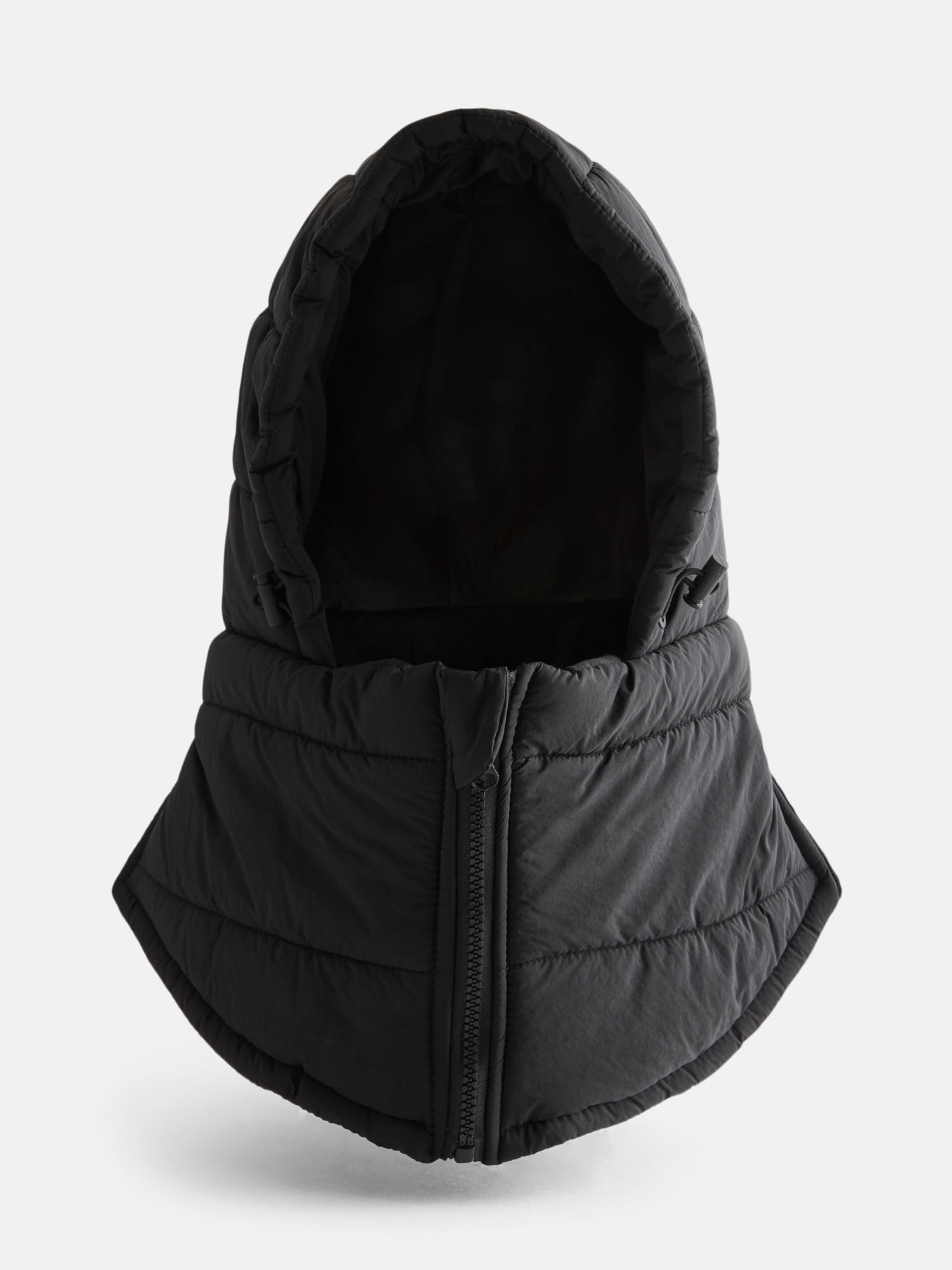 No Boundaries Women's Puffer Balaclava, Black Soot