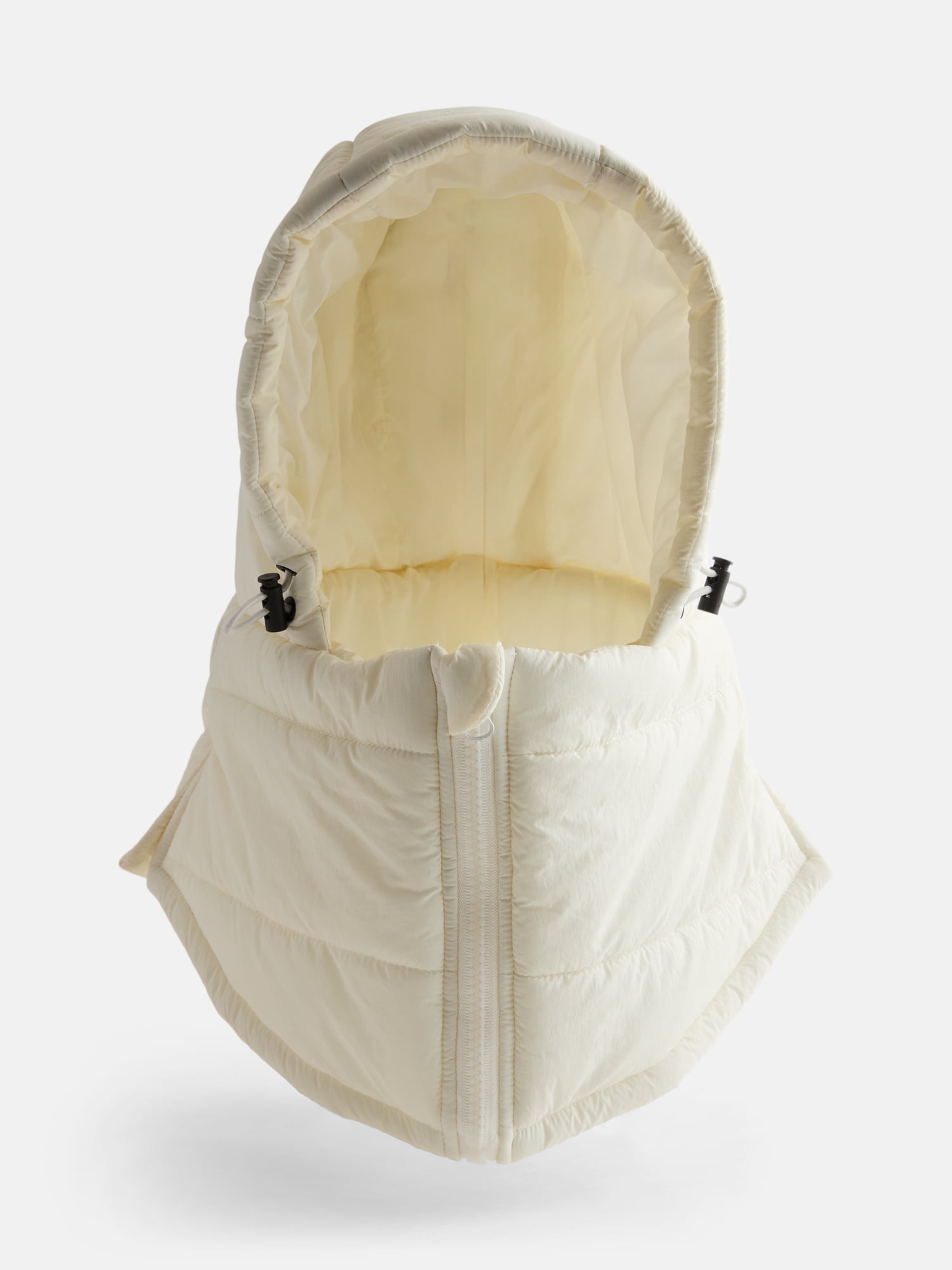 No Boundaries Women's Puffer Balaclava, Winter White