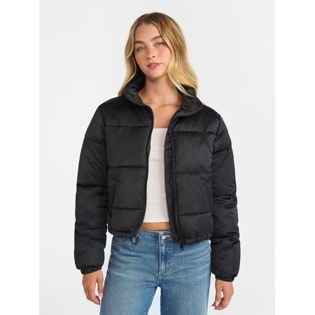 No Boundaries Puffer Jacket, Women's