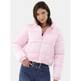 thumbnail image 1 of No Boundaries Puffer Jacket, Women's and Women's Plus, 1 of 6