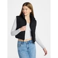 thumbnail image 1 of No Boundaries, Puffer Vest, 2XL/3XL, Black, 1 of 6