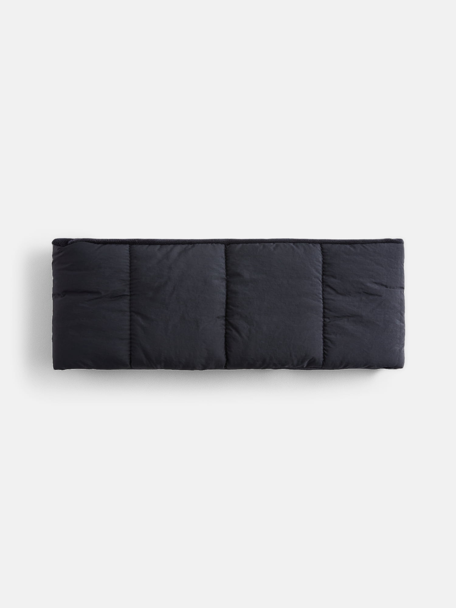 No Boundaries Women's Quilted Headband, Black Soot