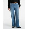 No Boundaries Studded Baggy Wide Leg Jeans, 31.5''
