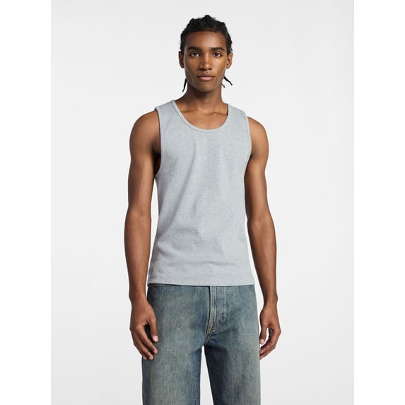 No Boundaries Ribbed Tank Top, Men's XS-5XL