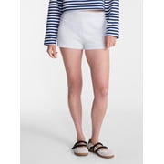 No Boundaries Ribbed Waistband Fleece Shorts, 2" Inseam, Women’s XXS-XXL