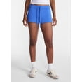 thumbnail image 1 of No Boundaries Ribbed Waistband Fleece Shorts, 2" Inseam, Women’s XXS-XXL, 1 of 5