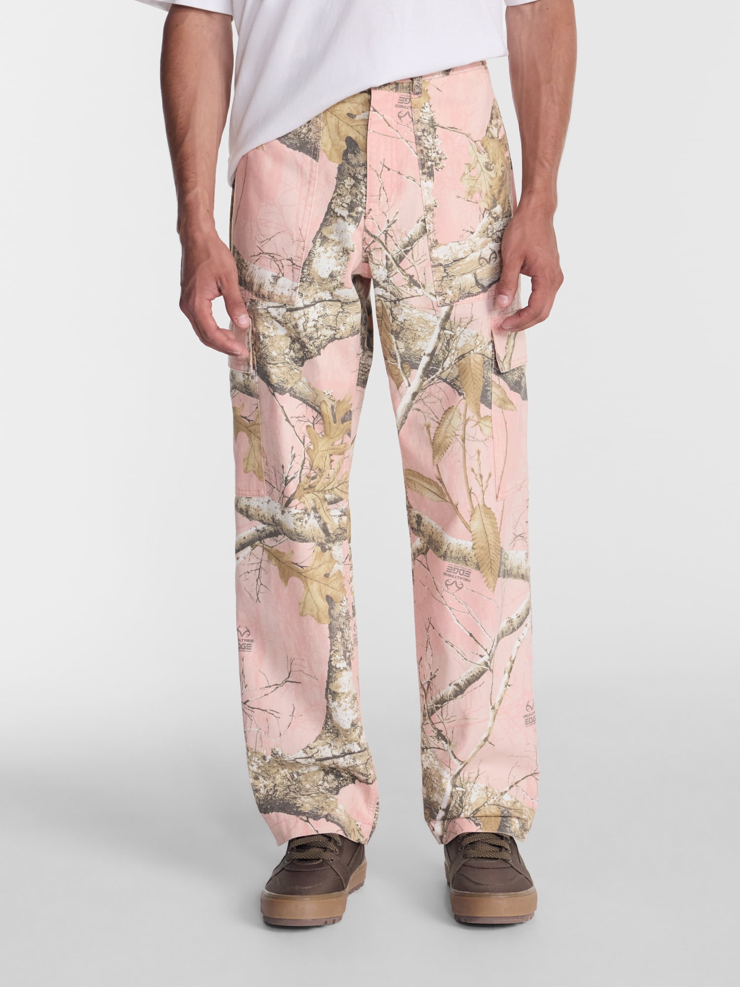 No Boundaries x Realtree Cargo Cotton Pants, 30.5'' Inseam, Men's Waist Sizes 28-44