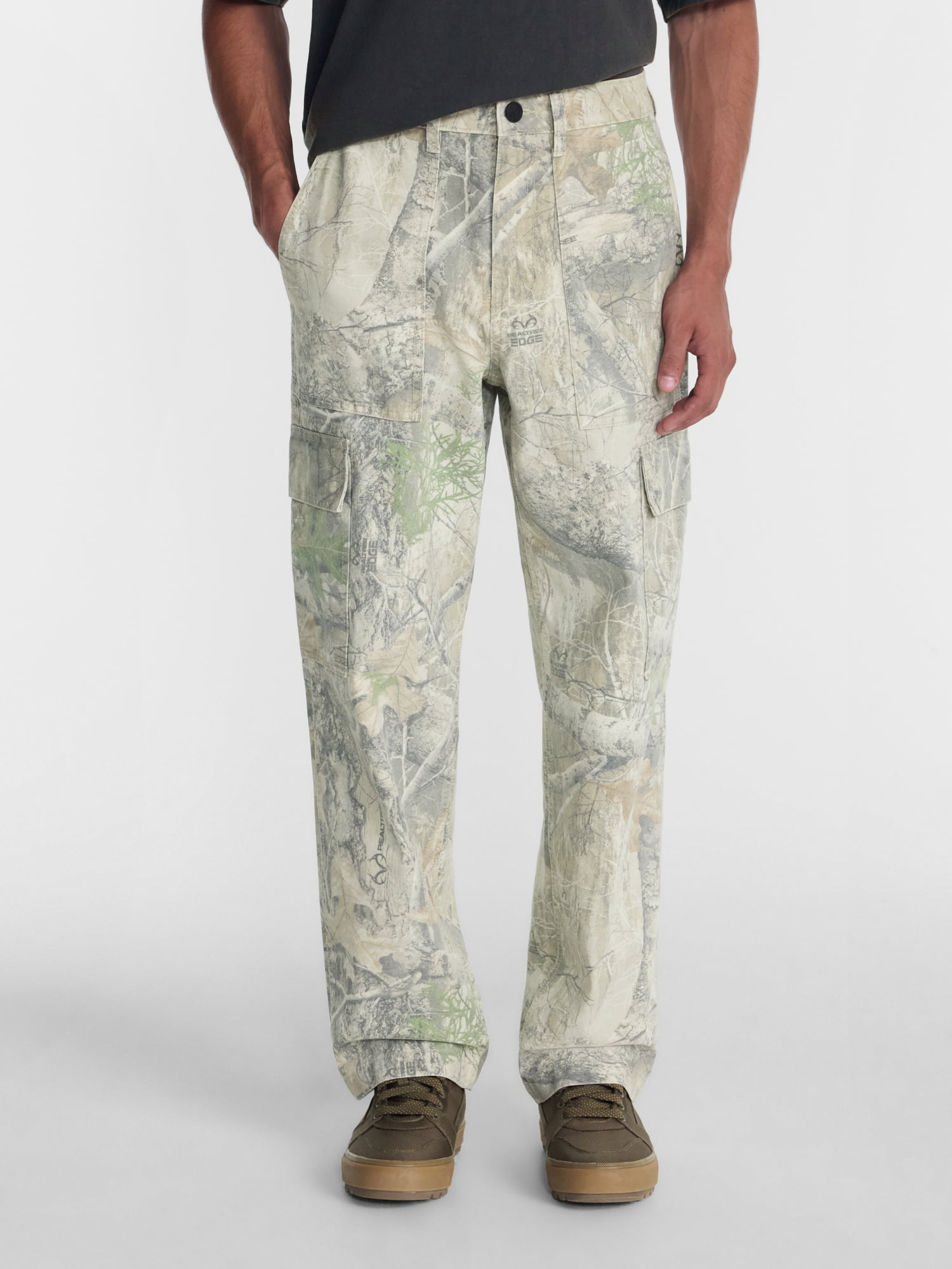 No Boundaries x Realtree Cargo Cotton Pants, 30.5'' Inseam, Men's Sizes 28-44
