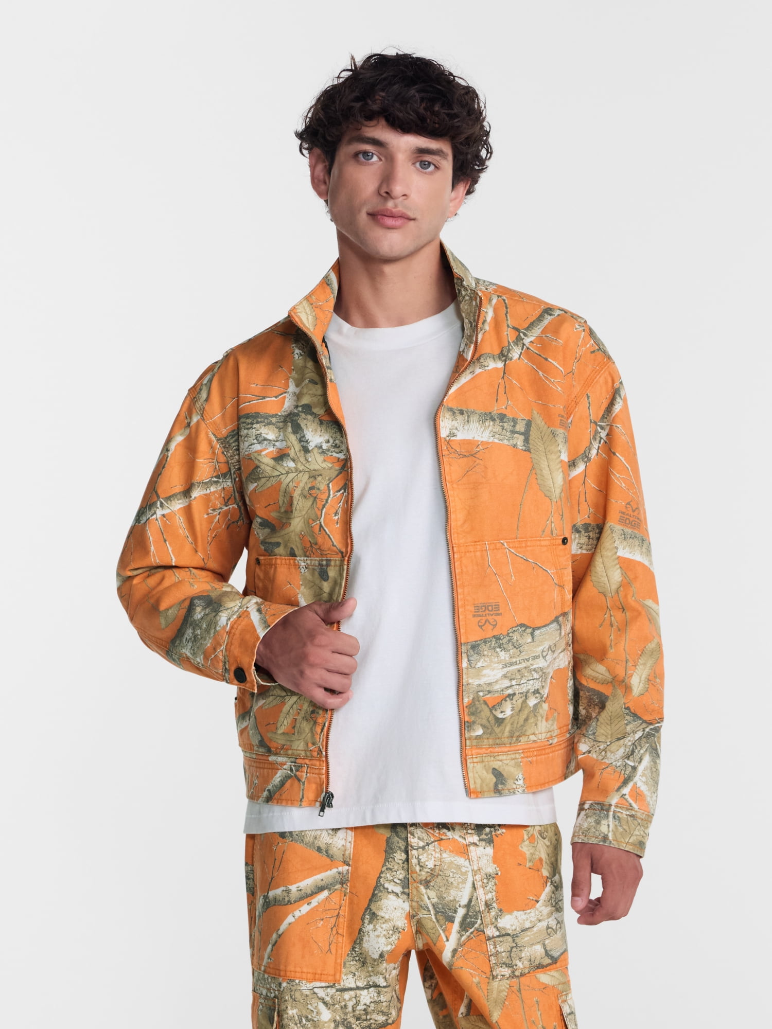 No Boundaries x Realtree Cotton Trucker Jacket, Men's Sizes XS-4XLT