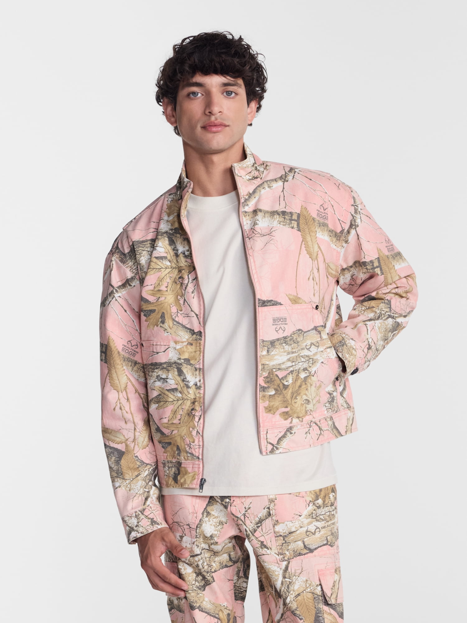 No Boundaries x Realtree Cotton Trucker Jacket, Men's Sizes XS-4XLT