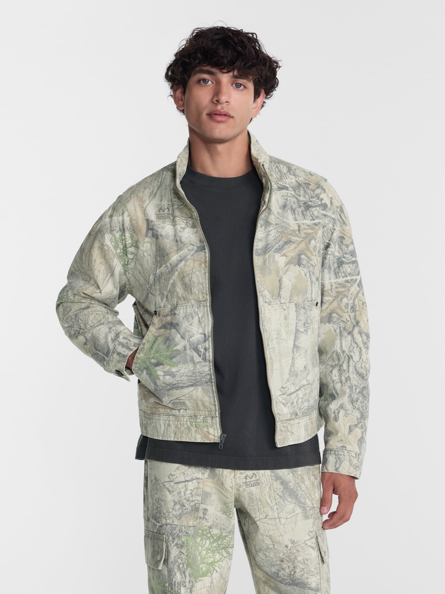No Boundaries x Realtree Cotton Trucker Jacket, Men's XS-4XLT
