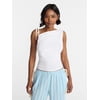 No Boundaries One Shoulder Ruched Top
