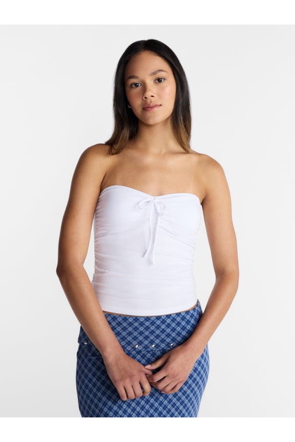 Ruched Tube Top, Women’s XXS-XXL