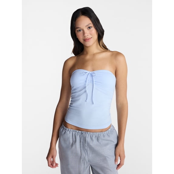 No Boundaries Ruched Tube Top, Women’s XXS-XXL